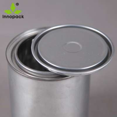 1 liter paint tin can 1liter metal round can paint tinplate can