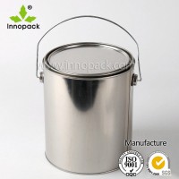 5Liter metal paint bucket with triple tight for chemical paint bucket