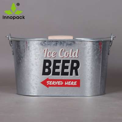 10L metal cooler 10QT metal ice bucket beer bucket